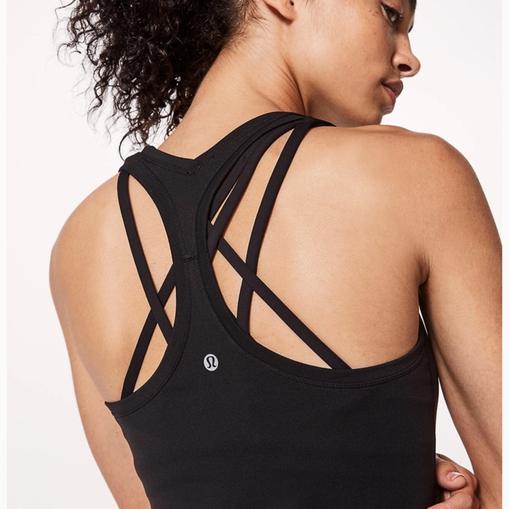 ‼️SOLD‼️ Lululemon Black Cool Racerback Tank